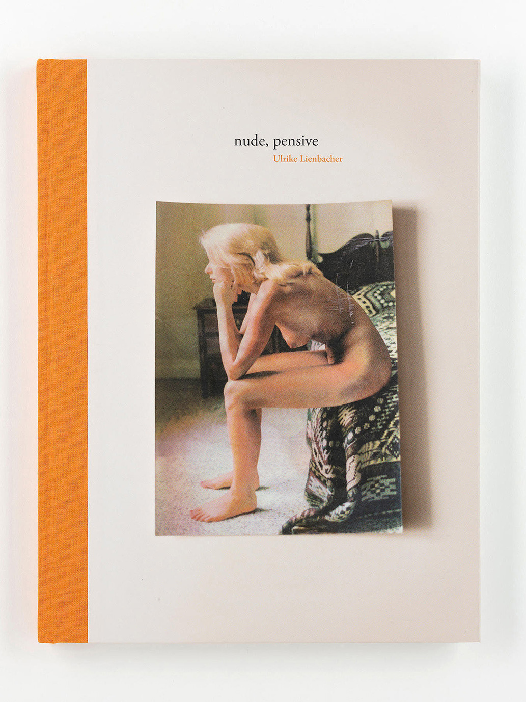 nude, pensive